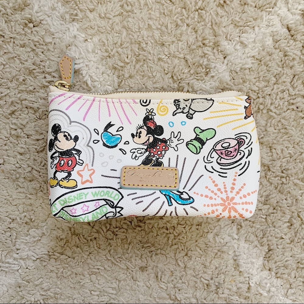 Dooney and Bourke Disney Sketch Cosmetic Bag